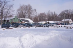 The parking lots were packed on both sides of the park!