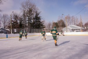Thanks to the NMU Club Hockey Team for filling in!