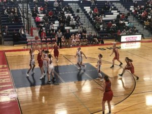 The Redettes put up a shot.