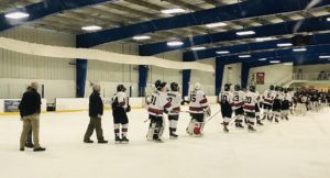 The Redmen after their win against the Kings.