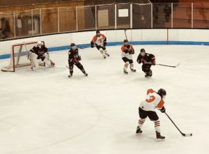 The Gremlins set up a shot.