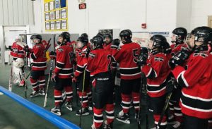 The Redmen are ready to take the ice.
