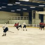 The Redmen lost in a shootout tonight against the Salem Rocks.