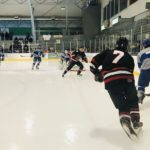 Number 7, Gaetanno Cammarata, looks for number 4, Ansel Frost.