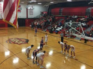 A Gladstone Brave at the line.