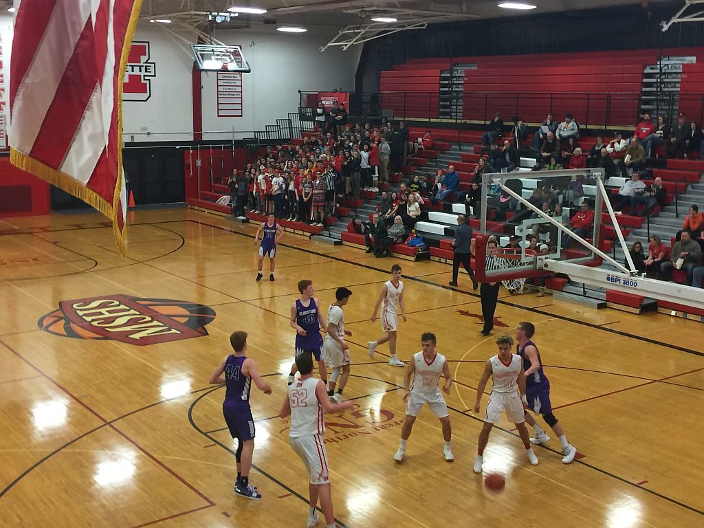 The Redmen are the GNC Champs after tonight's win.