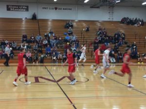 The Redmen gave the Maroons a run for their money tonight.