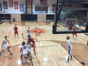Some action under the hoop.