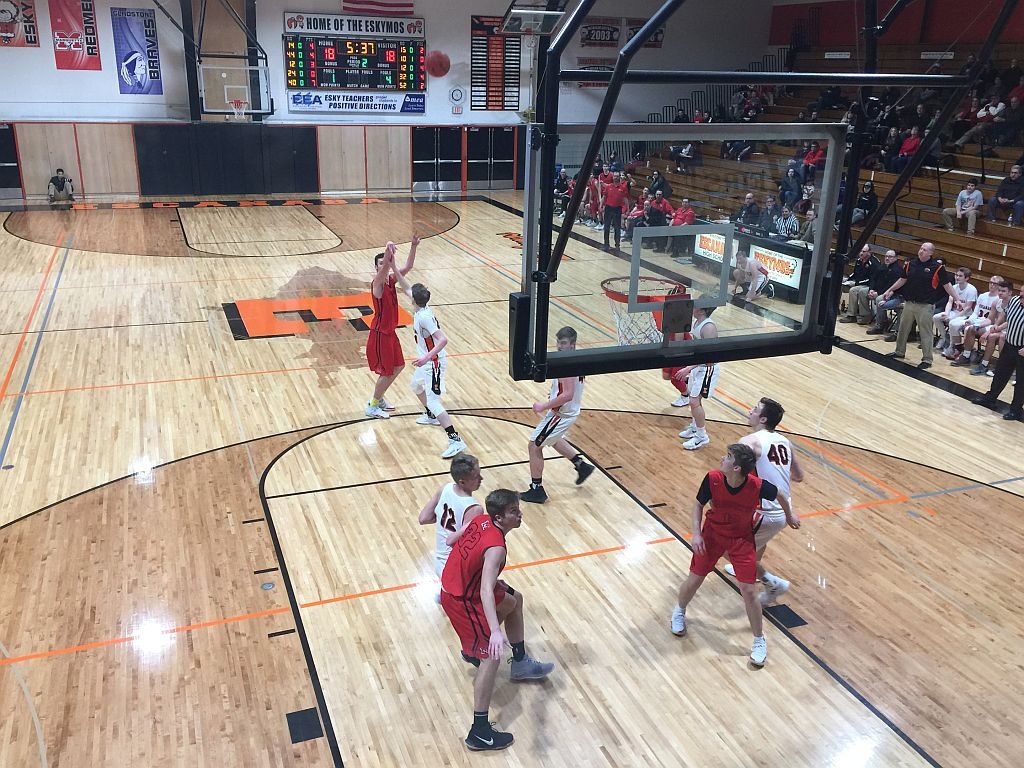Grazulis takes the shot.
