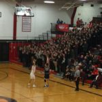 The Redmen playing some tough defense
