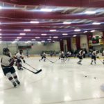 Shooting drills during warm-ups