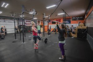 CrossFit members from all over the area joined for today's workout.