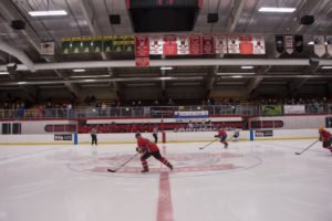 The teams are on the ice!