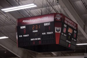 Wrapping up the first period.