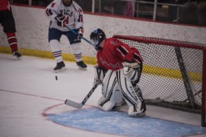 Swenor blocks another shot.