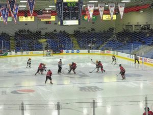 The puck drops.