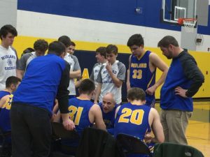 Midland Chemics huddle.