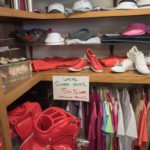 Ladies, save on some new golf apparel. Check out the hanging rack in the Pro Shop.