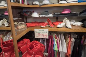 Ladies, save on some new golf apparel. Check out the hanging rack in the Pro Shop.