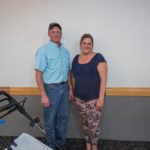 Mike from Four Season Small Engine and Rhonda Rosewall our Perfect Yard Giveaway Winner!