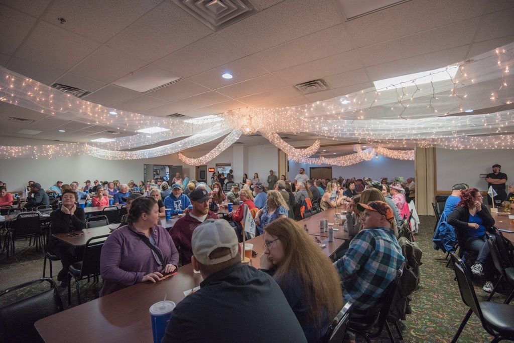 The room was filled for our big giveaway!