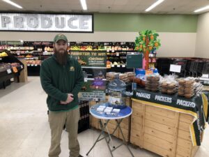 We had registration locations at Great Lakes Fresh Market.