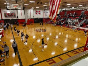 Warm-ups during Redettes vs Eskymos