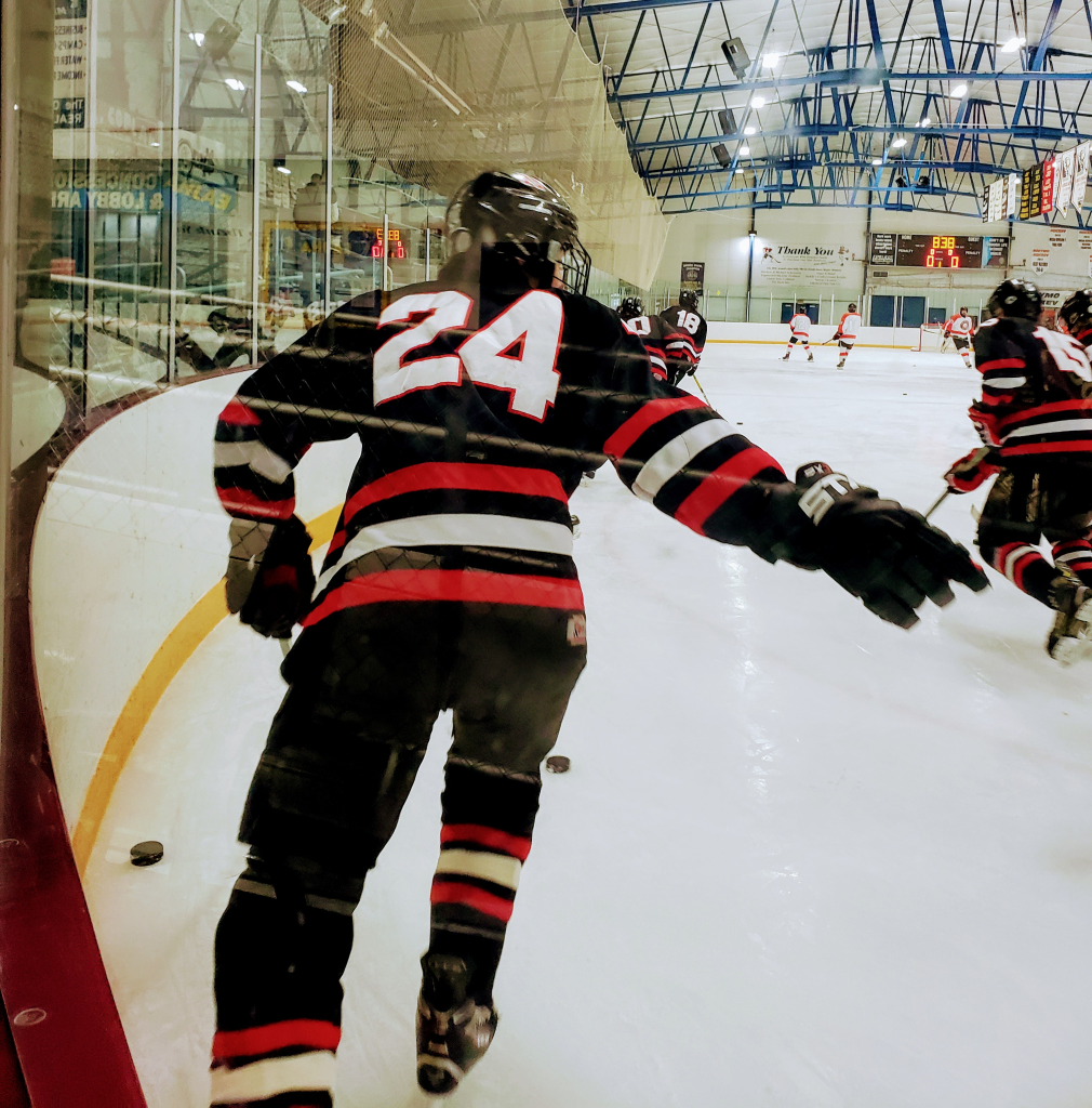 Jacob Garrow Skating Down The Boards