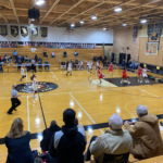 St Ignace Bringing Ball Up Court