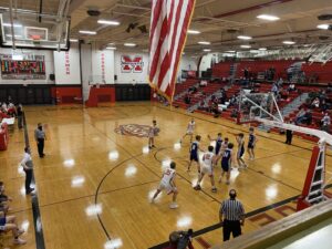The Redmen beat the Blue Devils 78-38