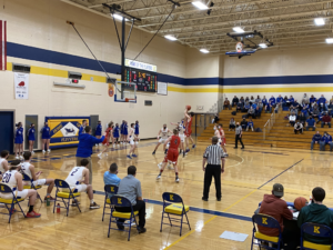 Going up for a shot with 5;40 mins left.