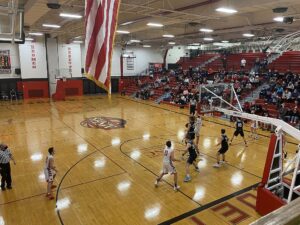 The Redmen took the Northmen to task.