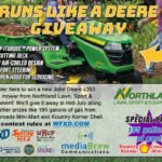 Win a brand new John Deere x350 riding lawn mower!
