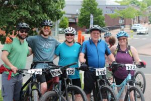 Some of the racers from the Iron Range Roll