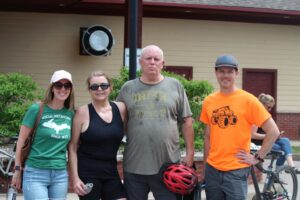 After the finish line at the Iron Range Roll