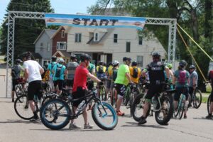 Waiting to start the Iron Range Roll