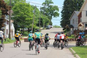 On their way to the Iron Ore Heritage Trail