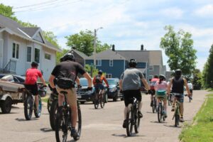 Heading toward downtown Ishpeming