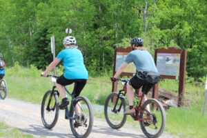 Riding together along the Iron Ore Heritage Trail
