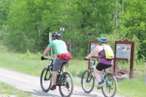 Bikers enjoying the Iron Range Roll