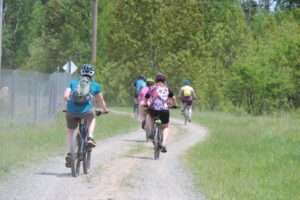 Heading down the Iron Ore Heritage Trail