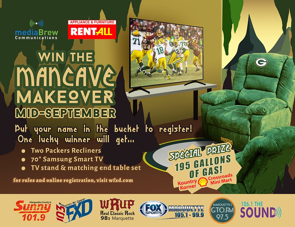 Enter to win the Man Cave Makeover Giveaway!