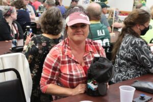 There were many door prizes to get won.