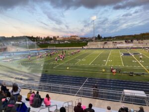 Petoskey was wearing pink for their annual "Tackle Cancer" game