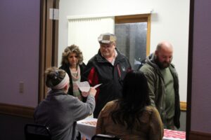 Everyone came with their invites in hand and ready to go