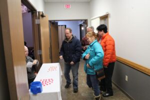 You gotta present your invite to get in!