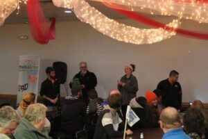 Abbie kept everything moving