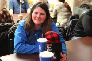 Another door prize goes to a lucky winner