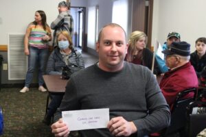 Someone won an oil change!