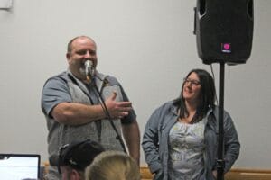 Steve and Tammy from Household thank everyone for their support